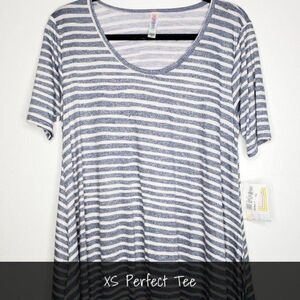 LuLaRoe Perfect T XS Stripes NEW